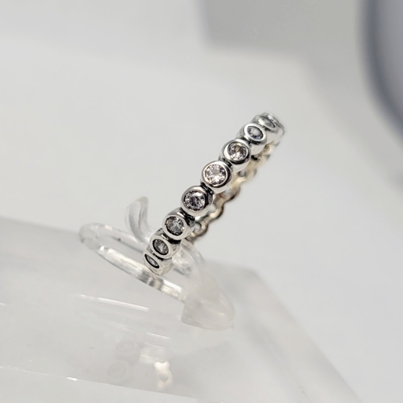 Sterling Silver Eternity Band - Picture 9 of 17